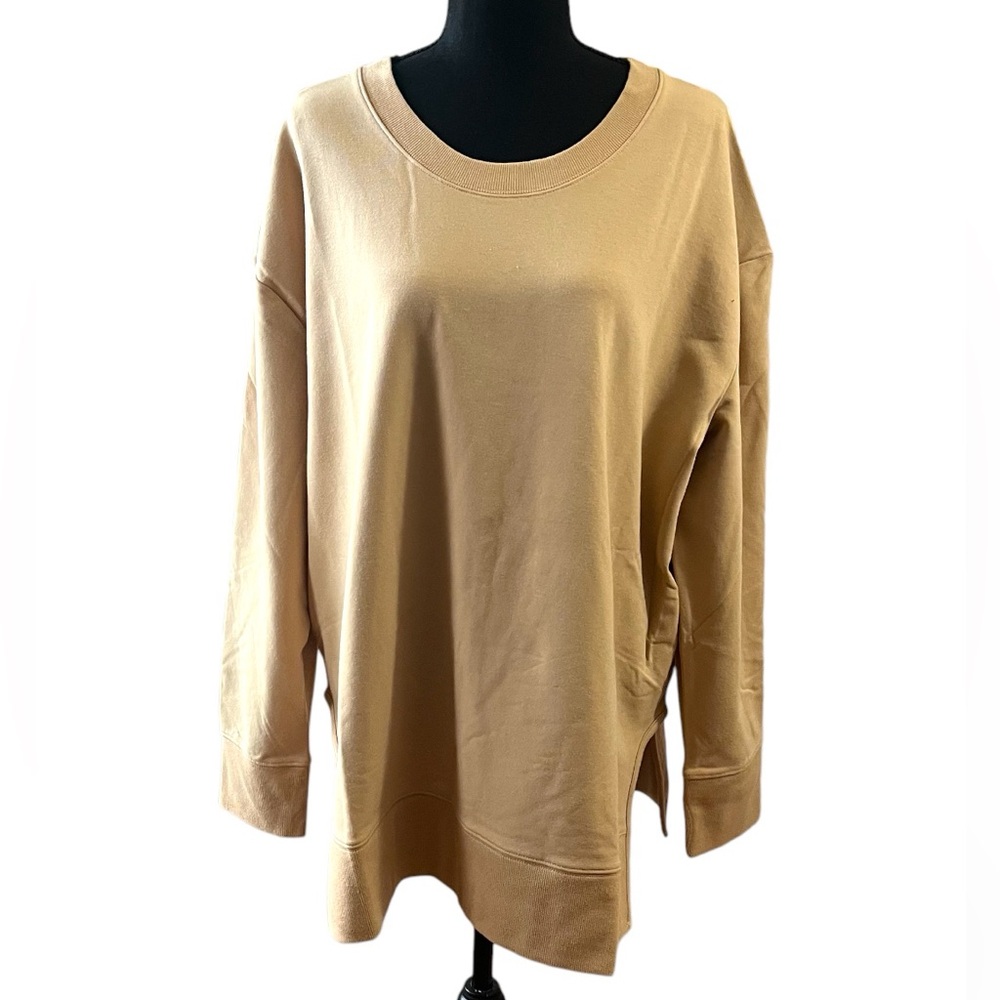 NWT tan pullover sweatshirt size XXL SKU B 0201